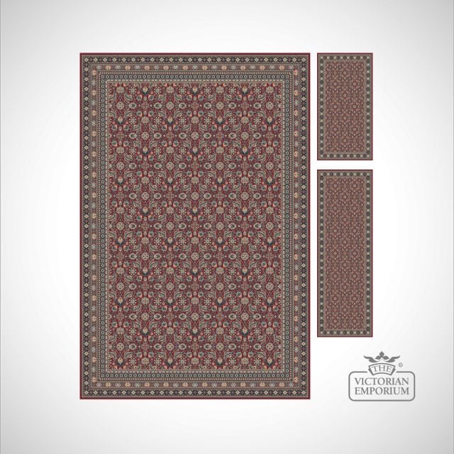 Victorian Rug - style KA12176 Red