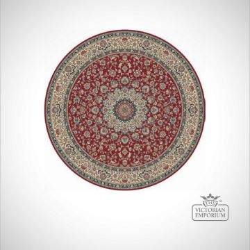 Circular Victorian Rug - style RO1570 in 5 different colourways