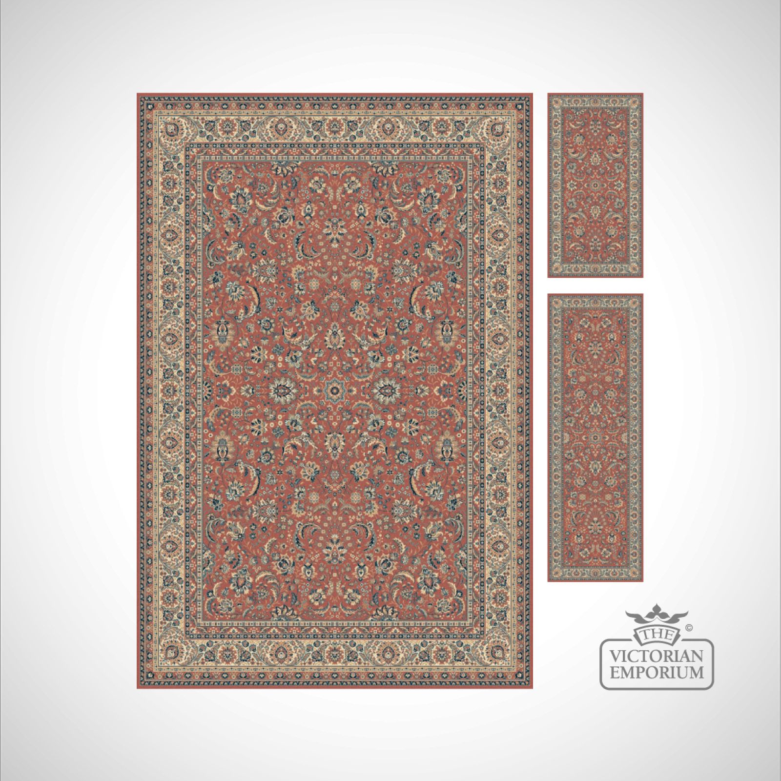 Victorian Rug style KA13720 in choice of 6 colourways Rugs