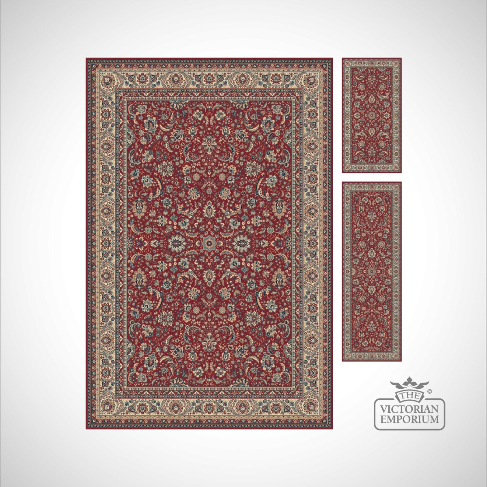 Victorian Rug - style KA​13720 in choice of 6 colourways