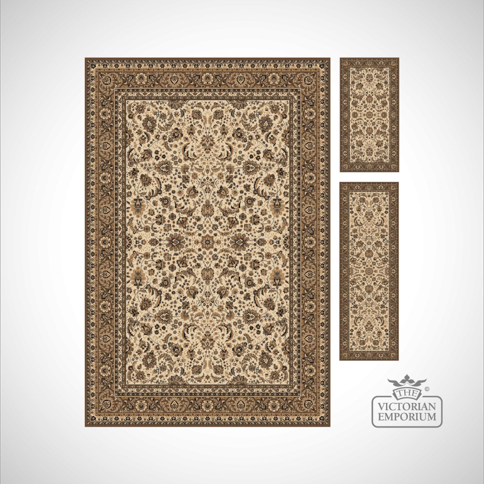 Victorian Rug style KA13720 in choice of 6 colourways Rugs
