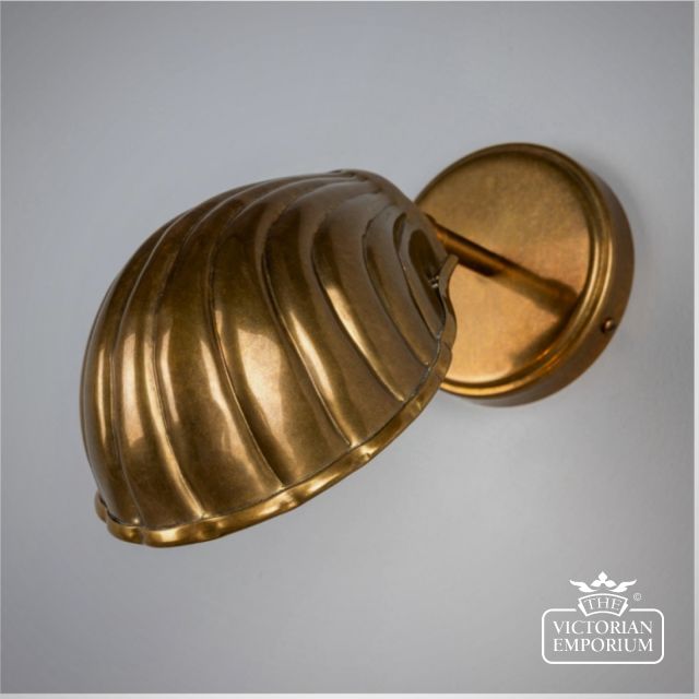Mlwl517 Shell Wall Light In Brass4