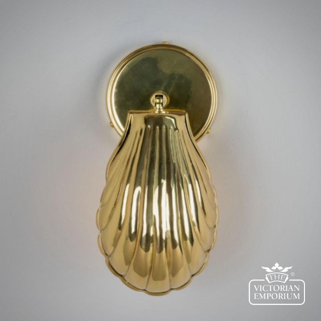 Mlwl517 Shell Wall Light In Brass7
