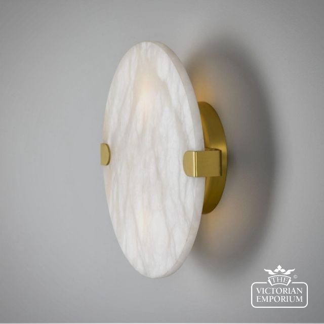 Mlbwl162 4 Dundee Alabaster Wall Light