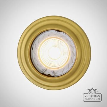 Lefkosia Circular Brass Recessed Spotlight
