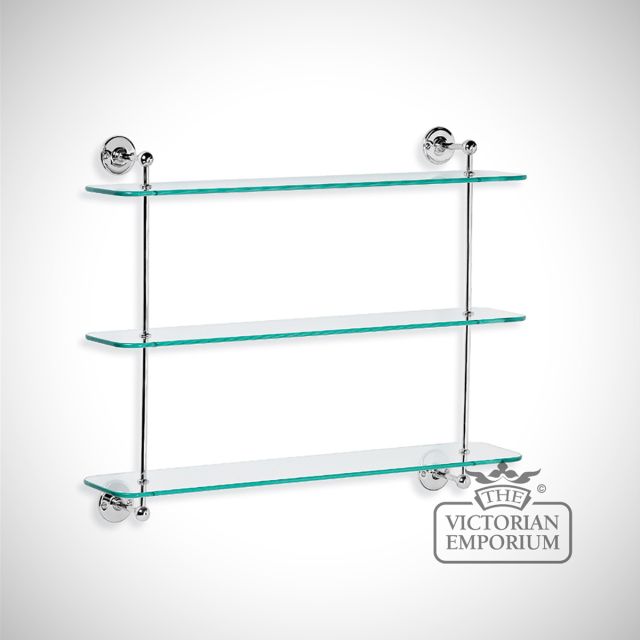 Three tier glass shelf Bathroom Accessories