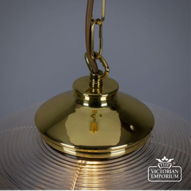 Mlp491 Ozark Victorian Vintage Glass Pendant Light 33cm 2
