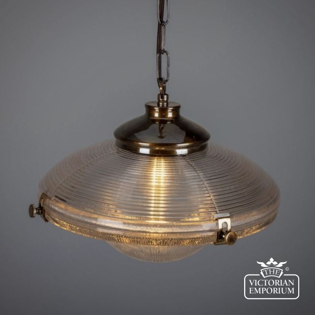 Mlp491 Ozark Victorian Vintage Glass Pendant Light 33cm 6
