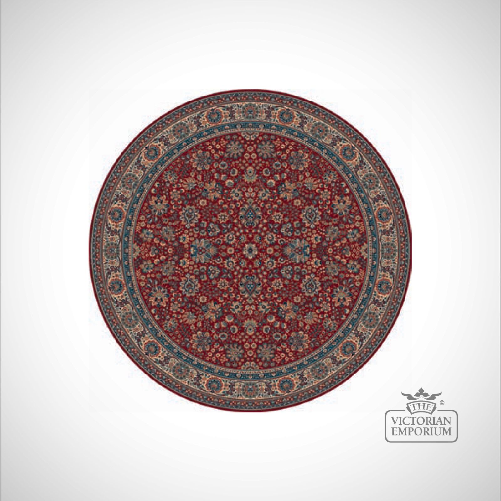 Circular Victorian Rug style RO1570 in 5 different colourways Rugs