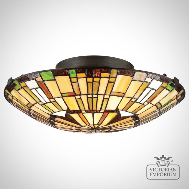 Tiffany Reed Flush Mount ceiling light
