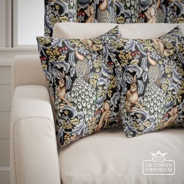 Forest Charcoal Cushions