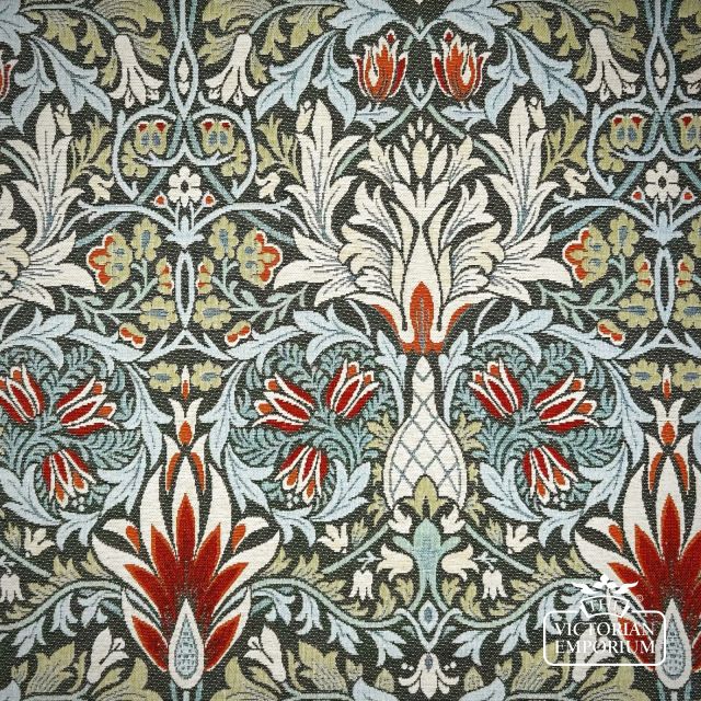 William Morris Snakeshead Fabric in a choice of colours