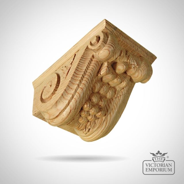 Medium Ceiling Corbel with Grapes