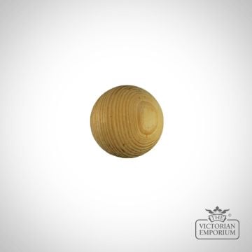 Plain Round Wooden Knob