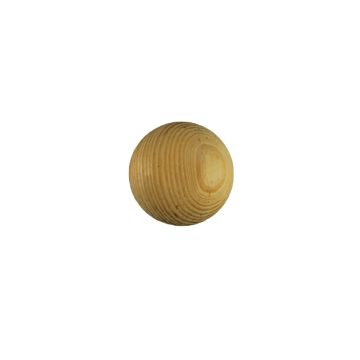 Plain Round Wooden Knob