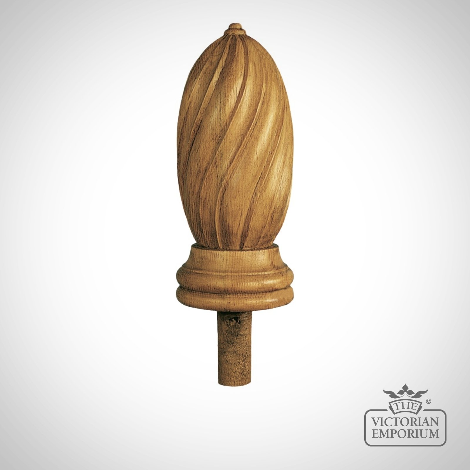 Large Spiral Newel Post Finial
