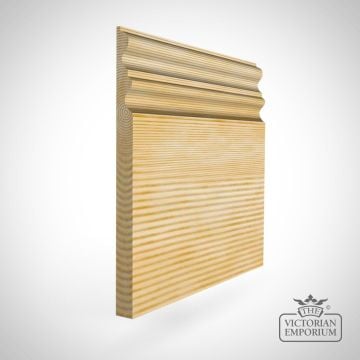 Deep Skirting Board Moulding Victorian Traditional Pine Redwood Oak Ash Sapele Beech Maple Larch Old 300mm 126b