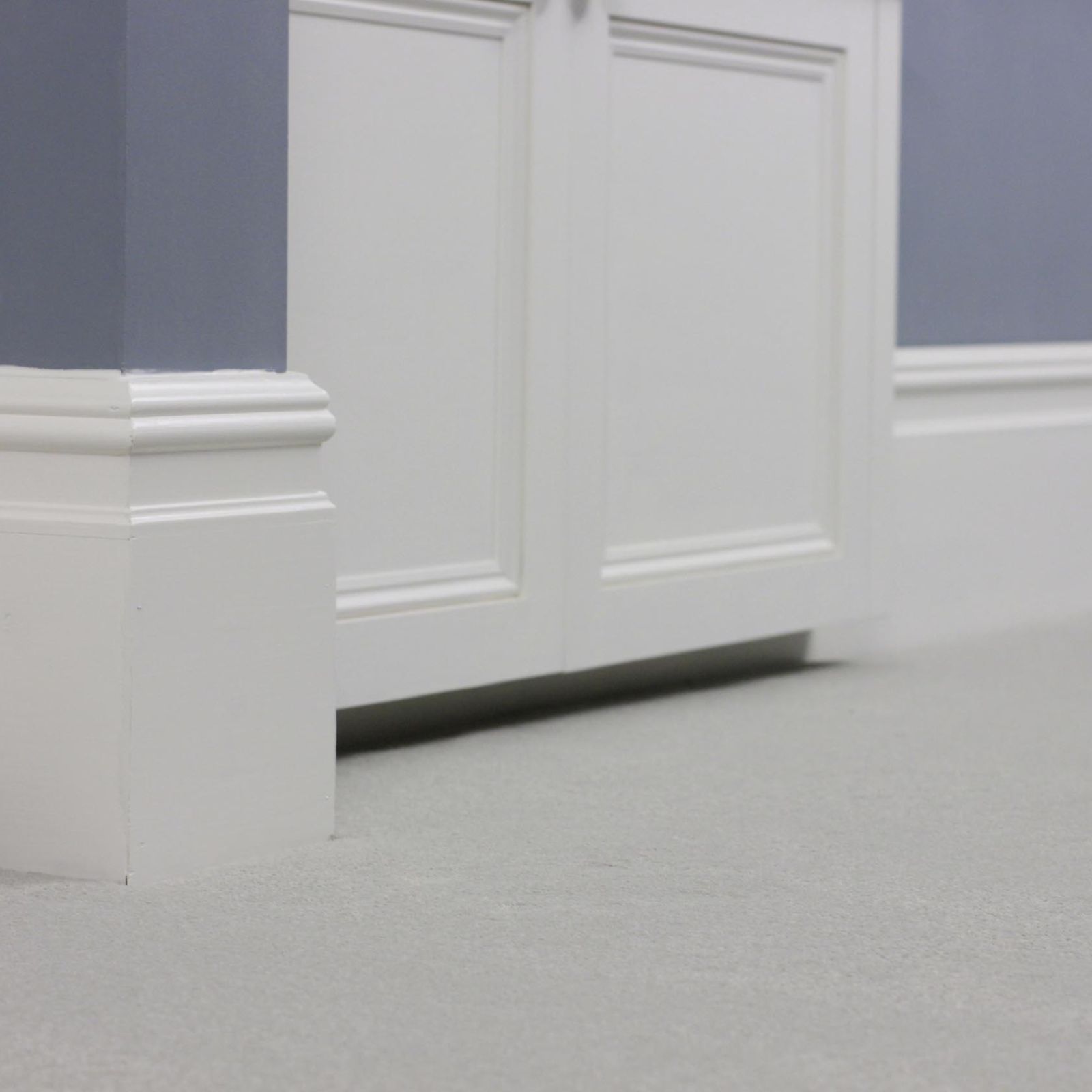 High skirting board perfect for tall rooms. Curved and straight profile