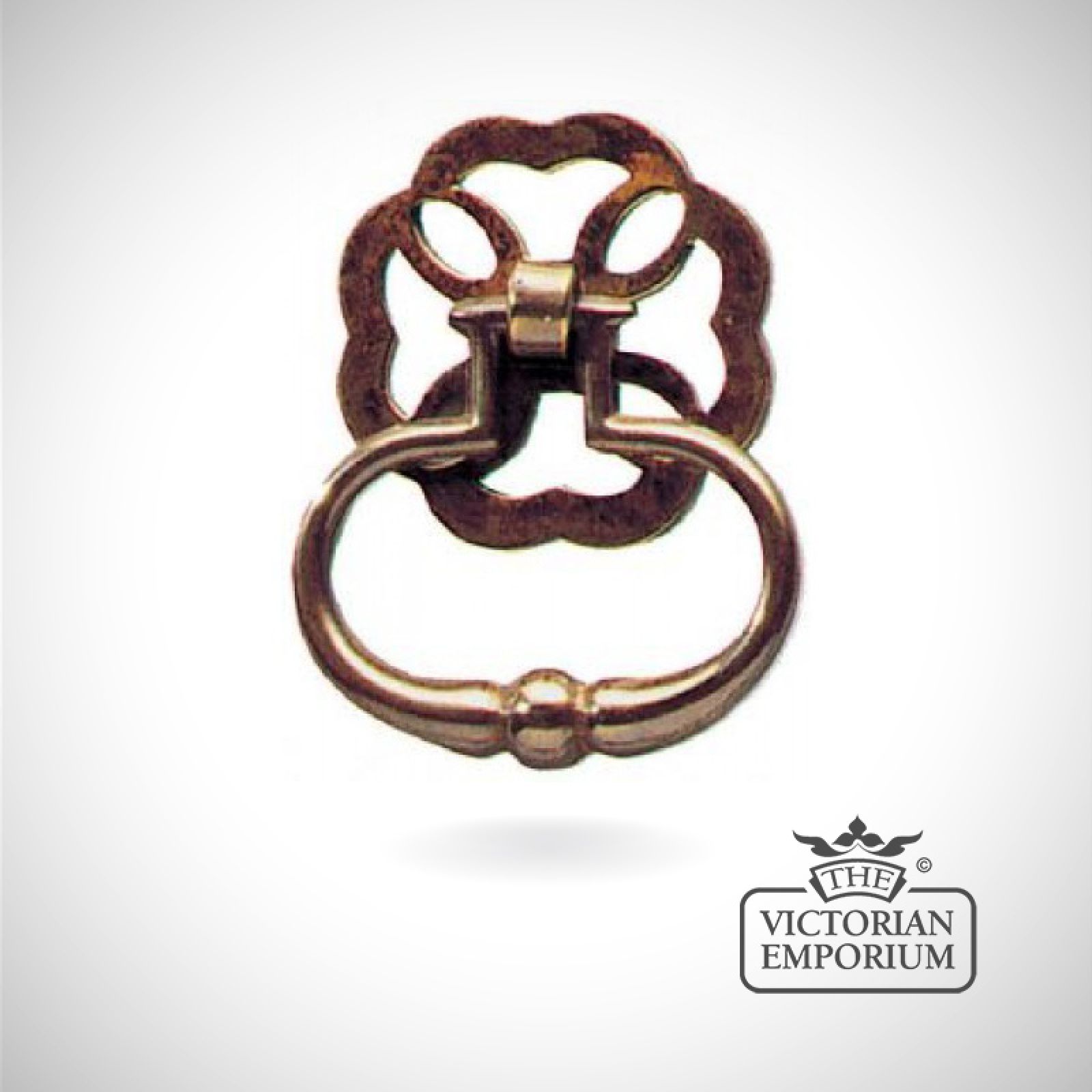 Traditional brass drop handle Ring handles