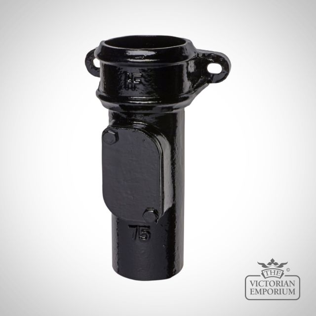 Cast Iron Round Access Pipe - Primed Finish (4 Widths, Eared or Plain)