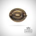 Oval pate handle-kitchen cupboard-furniture-drawer-cabinet-traditional-victorian-old-classical-1633
