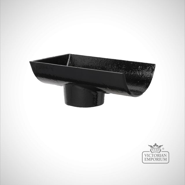Lan Traditional Victorian Cast Iron Gutters Plain Outletsdropendinternala
