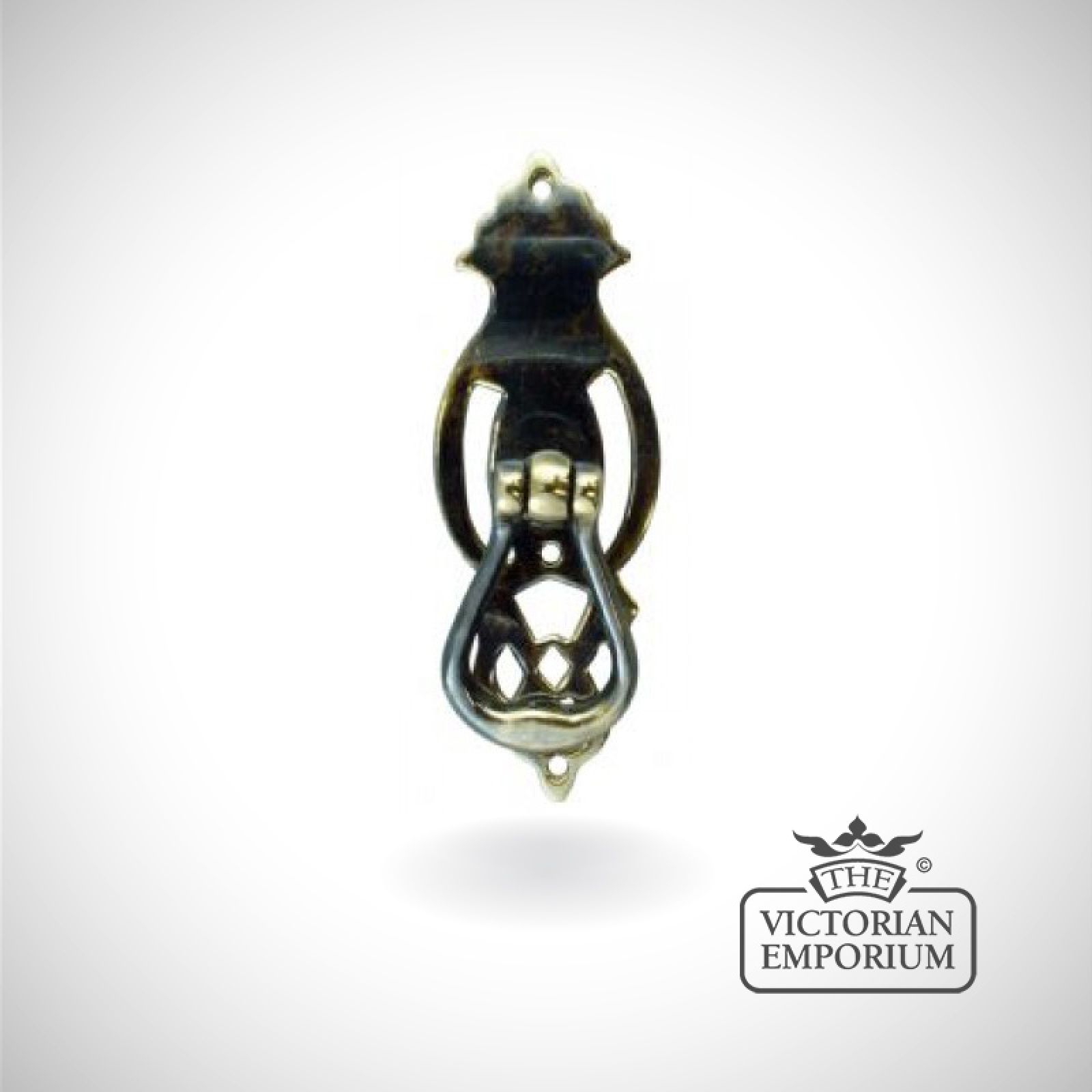 Pedestal handle with intricate decorative details