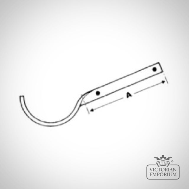 Lan Traditional Victorian Cast Iron Gutters Plain Galvanisedsteelbracketsb2