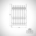 Gate Castiron Driveway Pedestrian Railings Stewart Dumfries Collectiont Traditional Victorian Old Classical Stirling Pedestrian Gate 4x6ft  Large