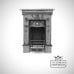 Fireplace-traditional victorian 19thcentry -old classical decorative-hef359