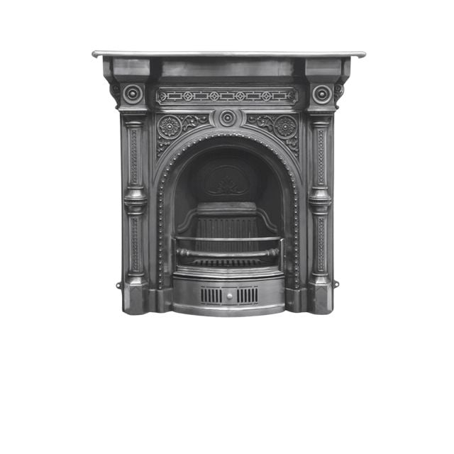 Tweed design cast iron fireplace