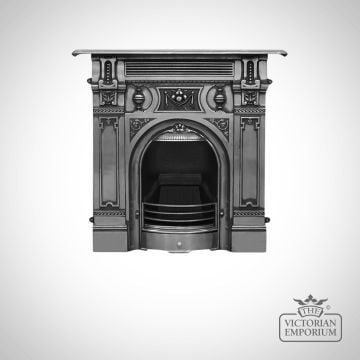 The Large Victorian Style Cast Iron Fireplace