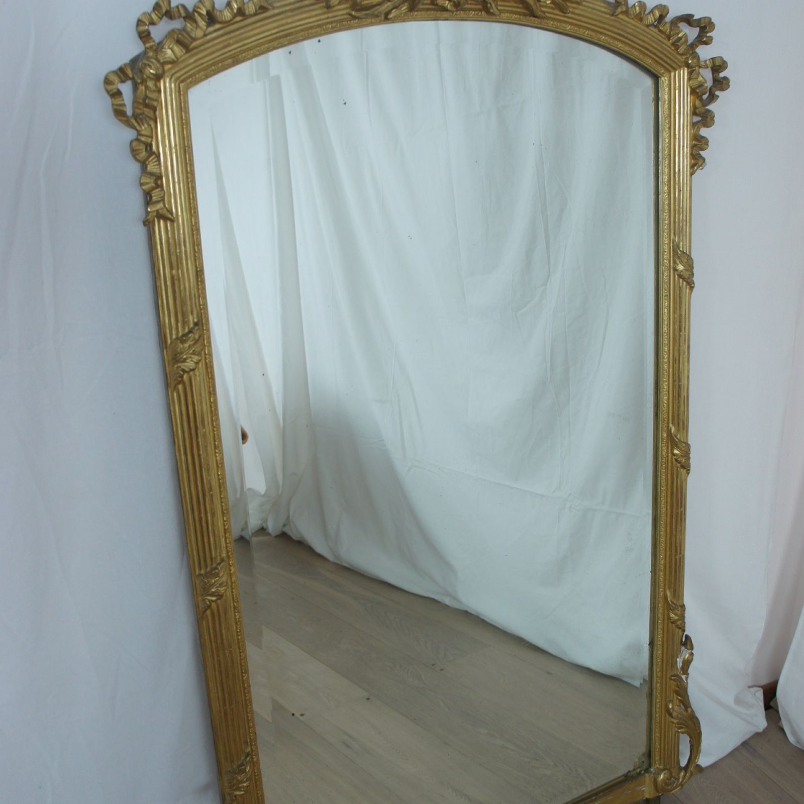 19th Century Delicate Overmantel Mirror