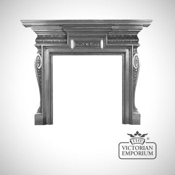 Castiron Surround Fireplace Traditional Victorian 19thcentry Old Classical Decorative Heb062