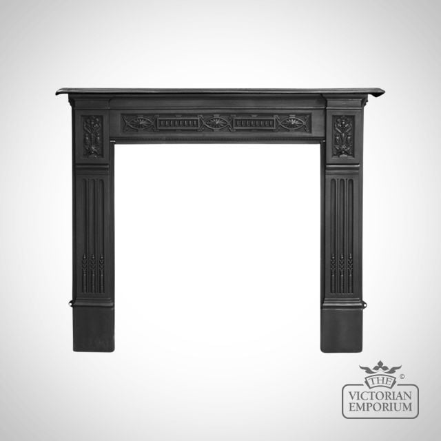 Castiron Surround Fireplace Traditional Victorian 19thcentry Old Classical Decorative Rx121