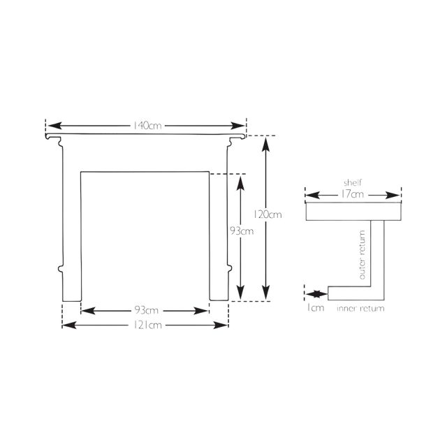 Alicia Fireplace surround | The Victorian Emporium