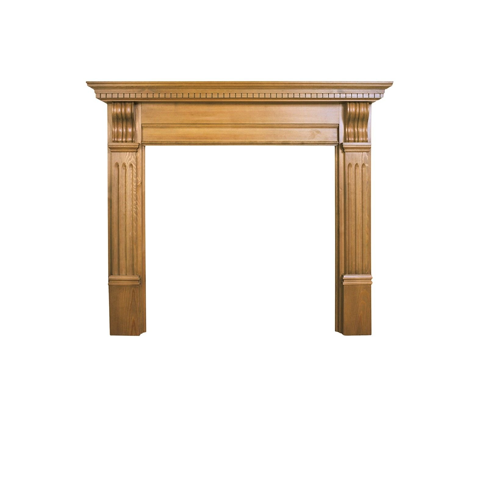 The Corbel Wooden Fireplace surround - choice of pine and oak