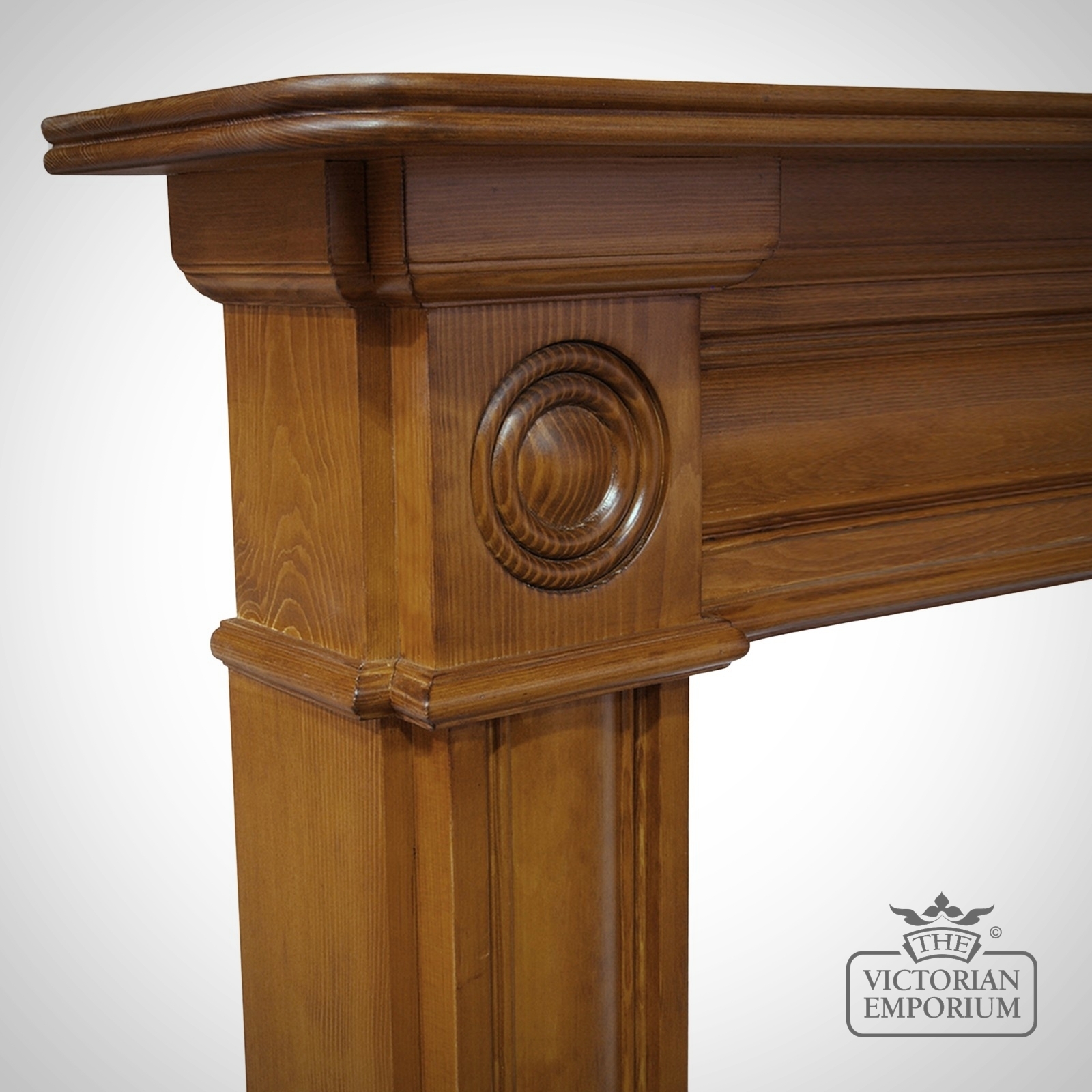 The Derry Wooden Fireplace surround choice of pine and oak