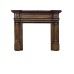 Wood oak beach ask surround fireplace traditional victorian 19thcentry old classical decorative-smc095