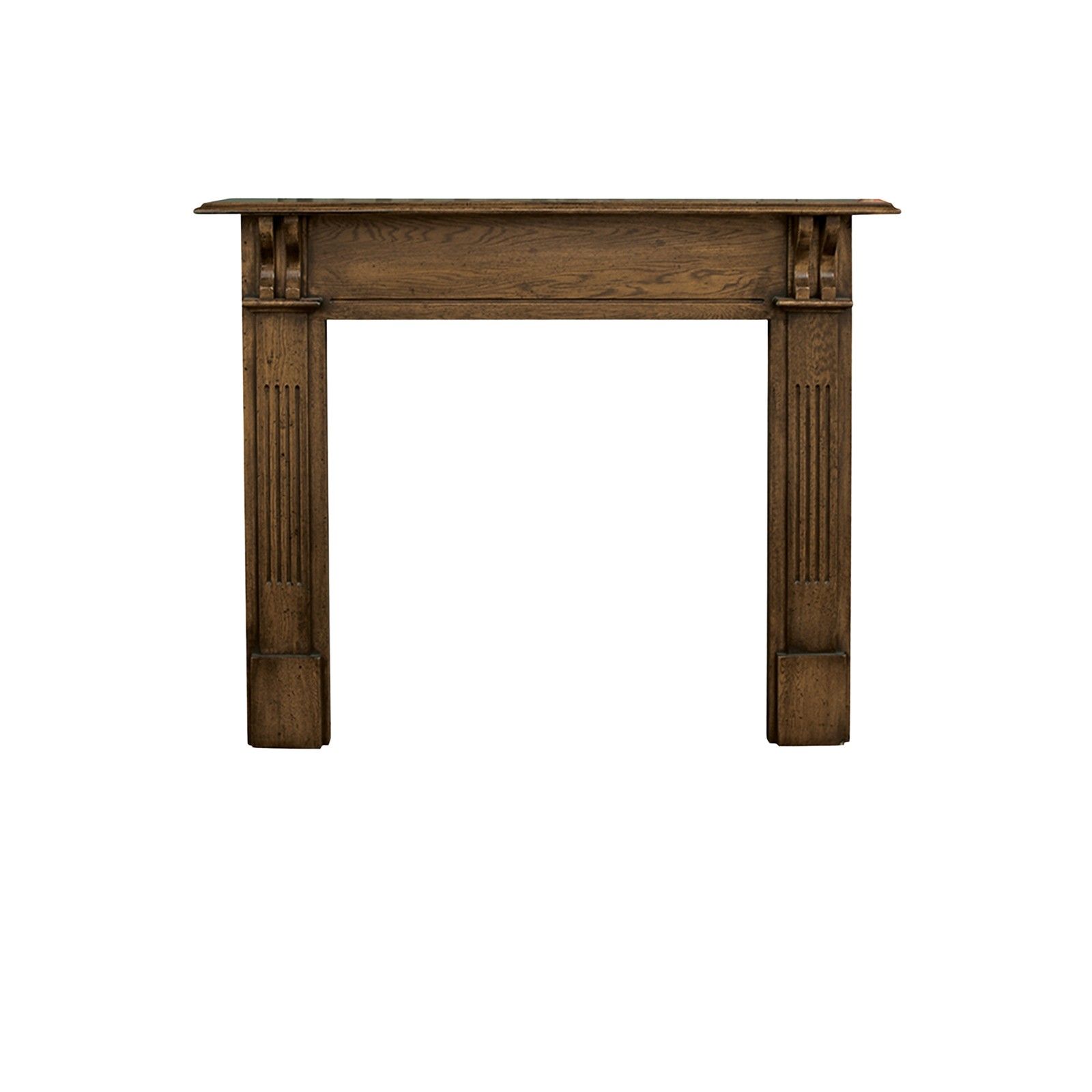The Earlsfield Wooden Fireplace surround in a distressed finish