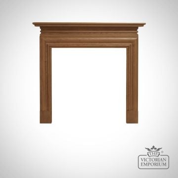 Wood Oak Beach Ask Surround Fireplace Traditional Victorian 19thcentry Old Classical Decorative Smc171