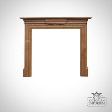 Wood Oak Beach Ask Surround Fireplace Traditional Victorian 19thcentry Old Classical Decorative Smc117