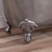 Enamel Rolltop Bath Feet Griffin Claw And Ball Traditional Victorian 19thcentry  Old Classical Decorative Hur016 Closeup 2 Bisley Polished