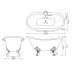 Enamel Rolltop Bath Line Drawing Dimensions Traditional Victorian 19thcentry Old Classical Decorative Hur039 And Hur043 Ld Banburgh Small