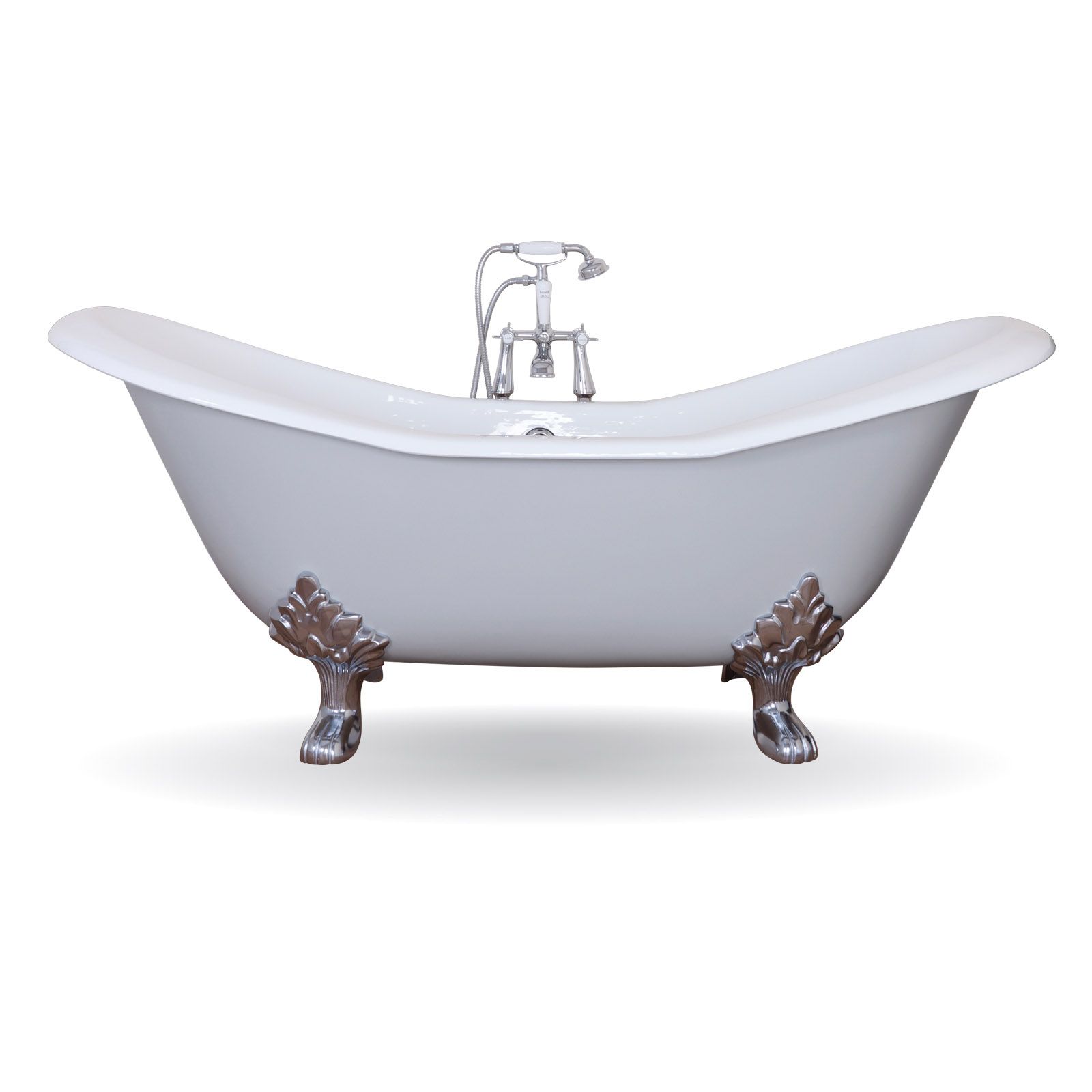 Banbury cast iron bath painted The Victorian Emporium