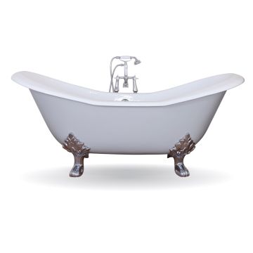 Enamel Rolltop Bath Traditional Victorian 19thcentry Old Classical Decorative Hur024 And Hur027 Banburgh Large