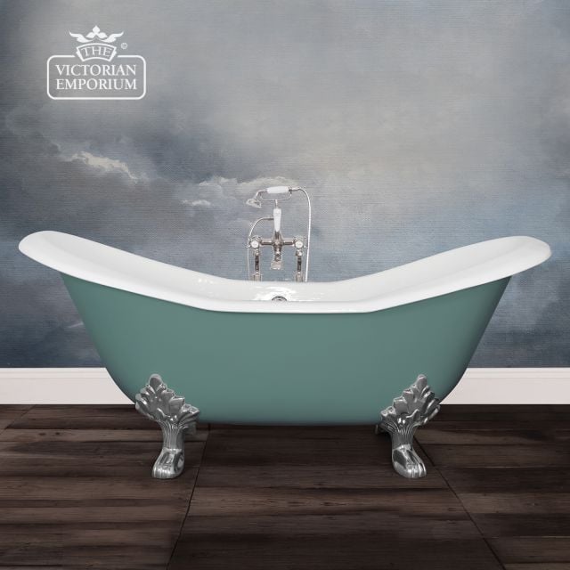 Rolltop Bath Lindley Tahiti Green