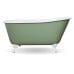Enamel rolltop bath-traditional victorian 19thcentry old classical decorative-hur029-and-hur031-lille