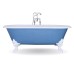 Enamel rolltop bath-traditional victorian 19thcentry old classical decorative-hur052-and-hur054-cartmel