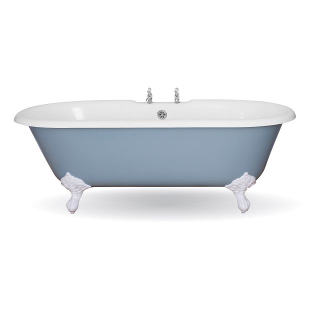 Ashbourne cast iron bath painted Rolltop Baths